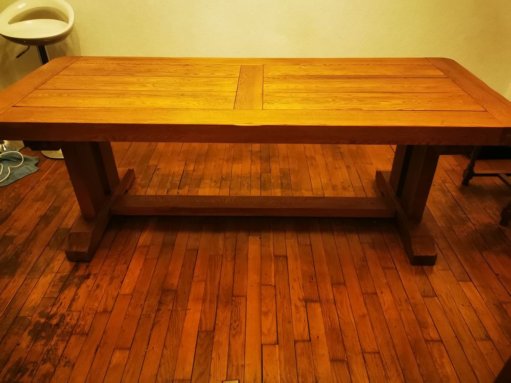 Table en ch&ecirc;ne macif Meubles