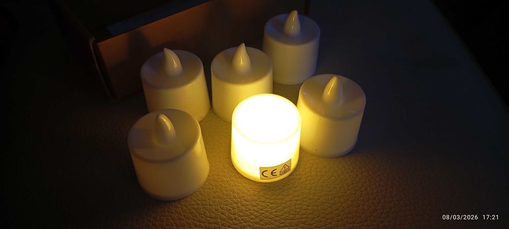 Bougies+Led+Neuve+fonctionnant+avec+petites+piles+rondes+fournies+avec Décoration