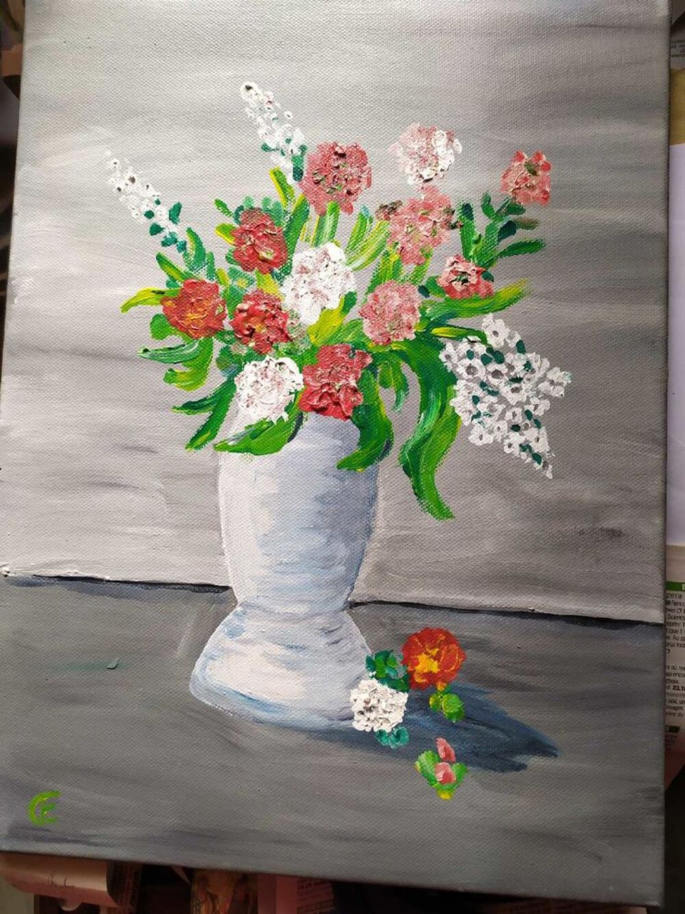 tableau fleurs Décoration