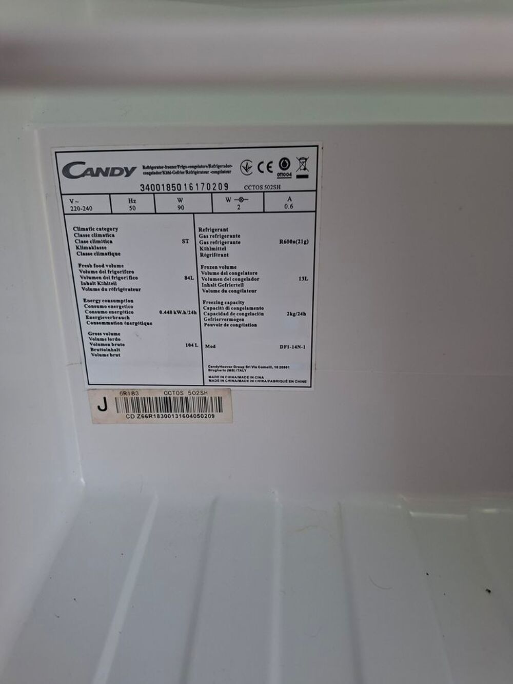 refregirateur Electroménager