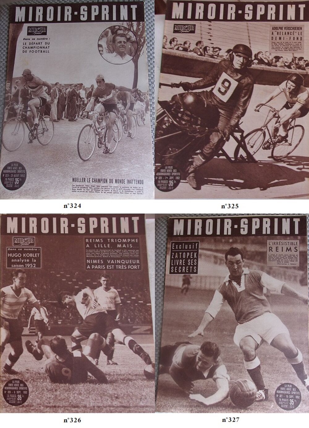 Miroir Sprint ann&eacute;e 1952 