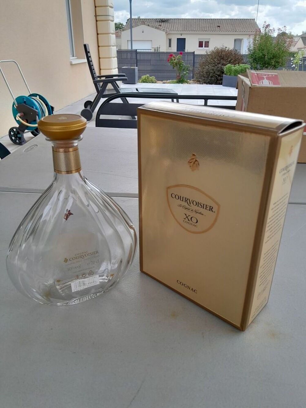 CARAFE VIDE COURVOISIER tel : 0627473514 