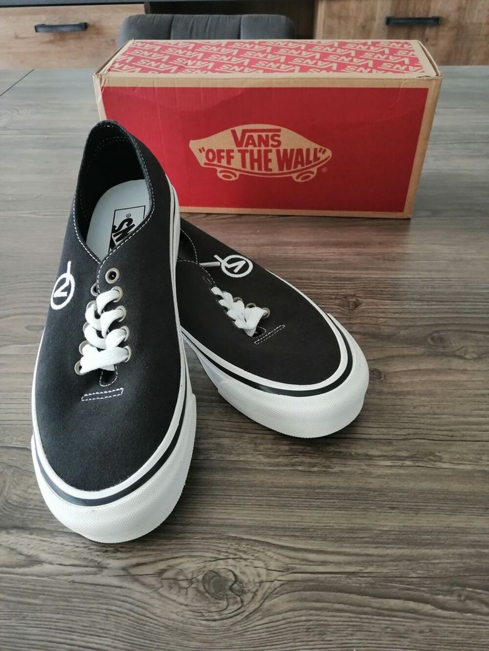 Chaussures Vans ANAHEIM FACTORY OG DAIM NOIR Chaussures