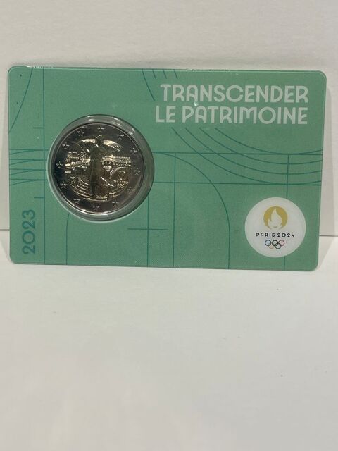 Monnaie de 2e - JO Paris 2024 -N5- transcender le patrimoine 21 Dourdan (91)