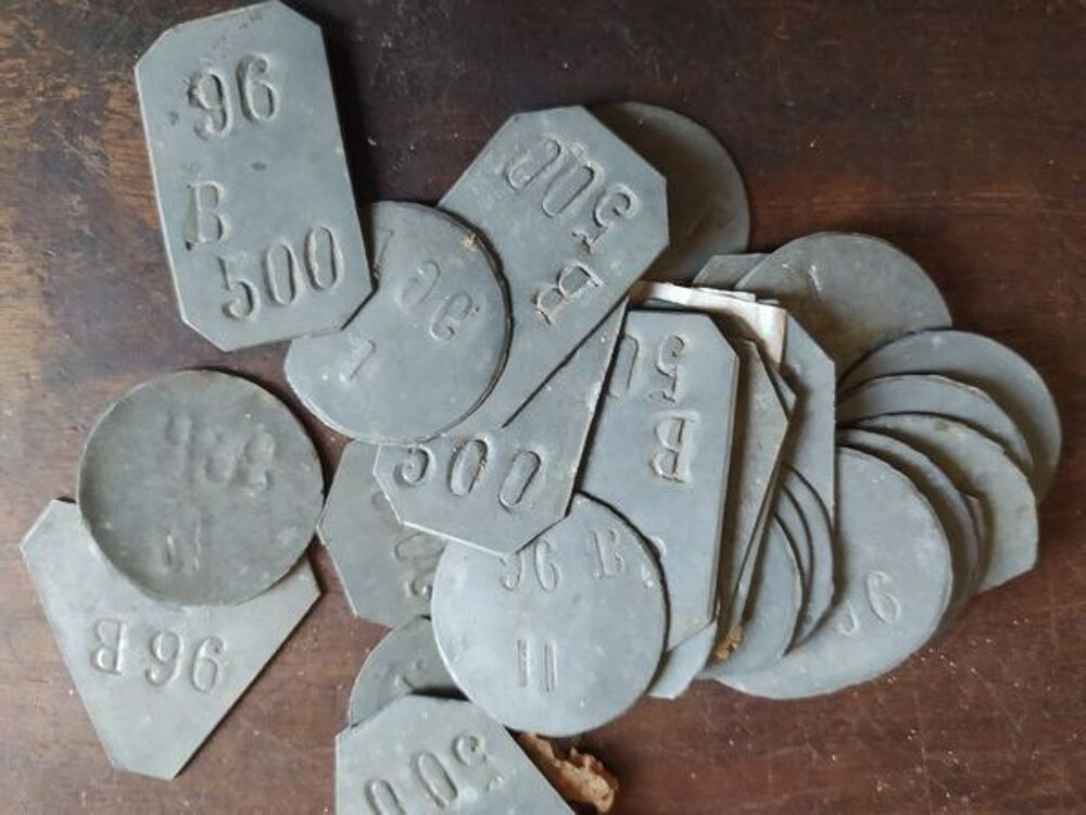 Lot Anciens Jetons de Jeux, Lampiste, Commerce ou Mineur 