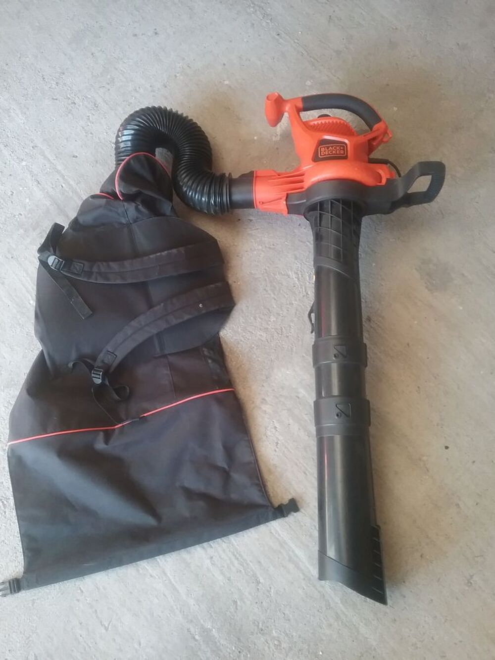 Aspirateur portable &agrave; feuilles Jardin