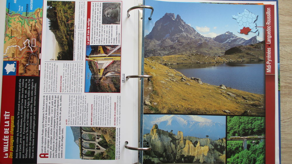 Classeur "Atlas des plus beaux sites sauvages de France". Livres et BD