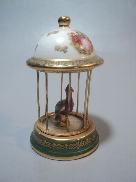 Petite Cage � Oiseaux Porcelaine de Limoges 32 Loches (37)