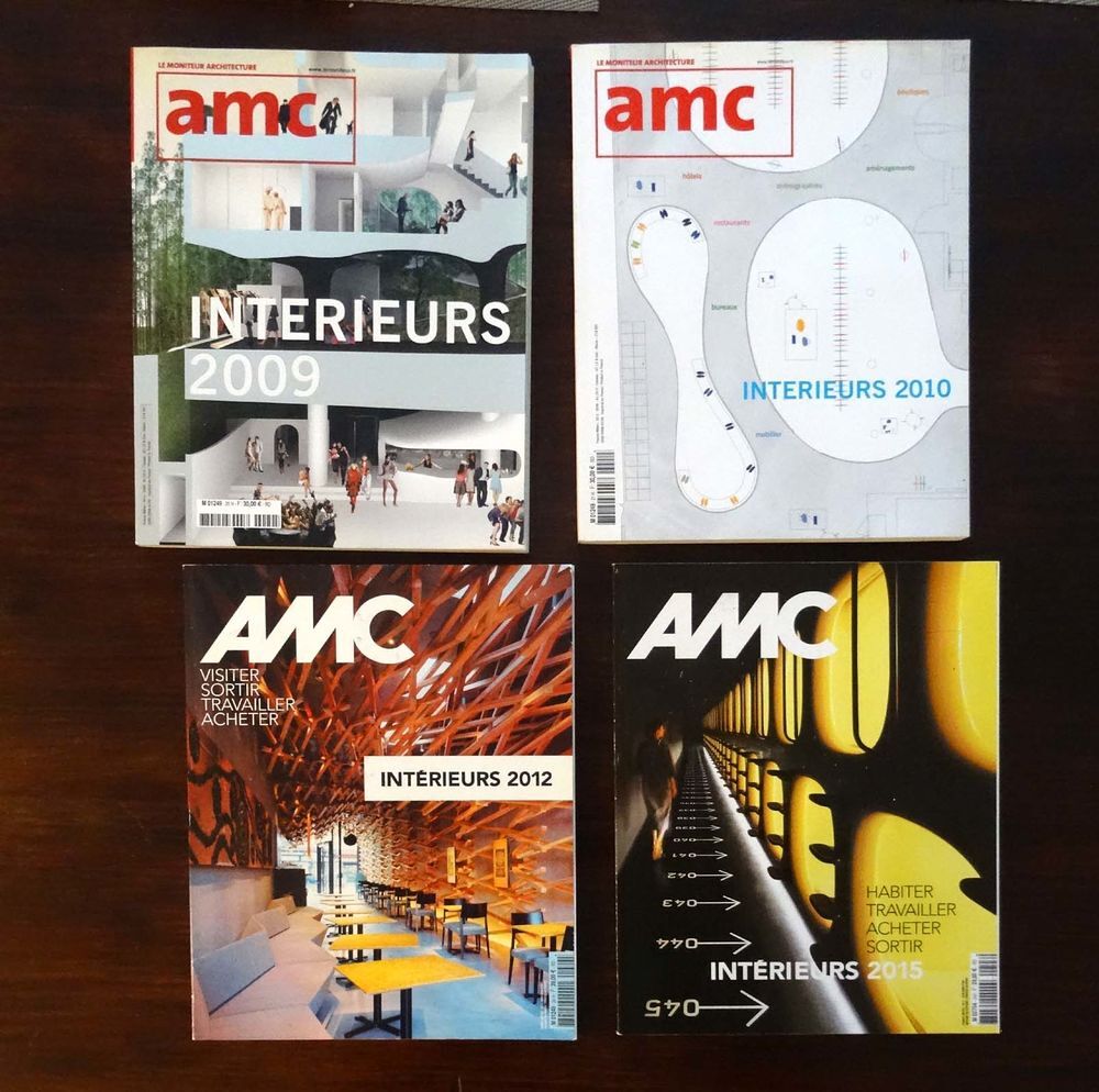 AMC sp&eacute;cial int&eacute;rieurs, revue, lot de 4, TBE Livres et BD