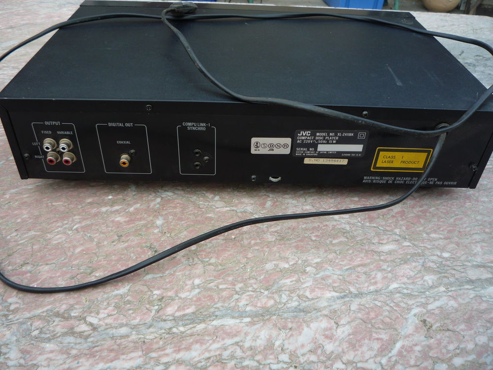 Lecteur DVD
JVC XL-2411 Photos/Video/TV