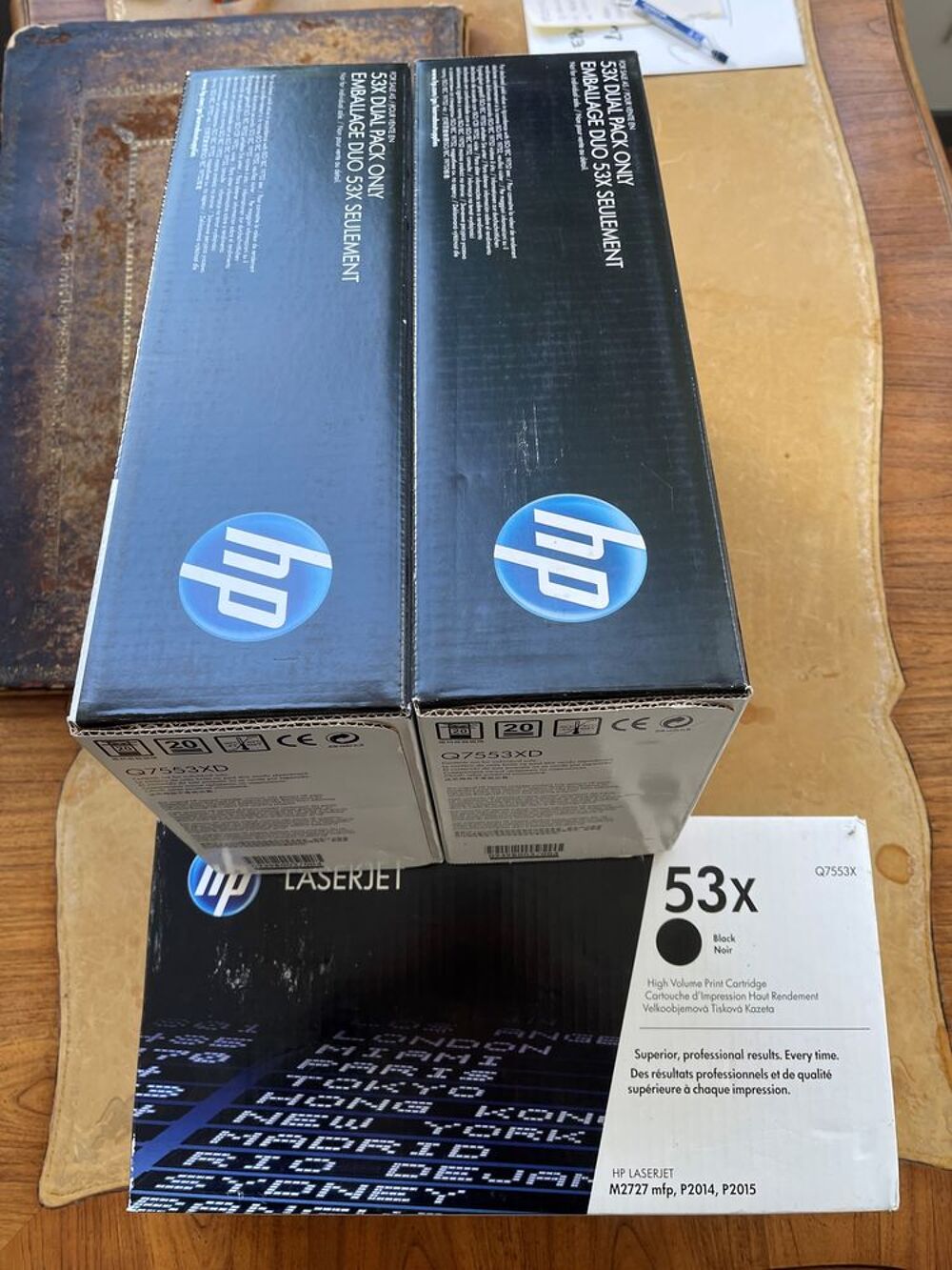 Toner laser HP laserjet 53x q7553 Noir Matériel informatique