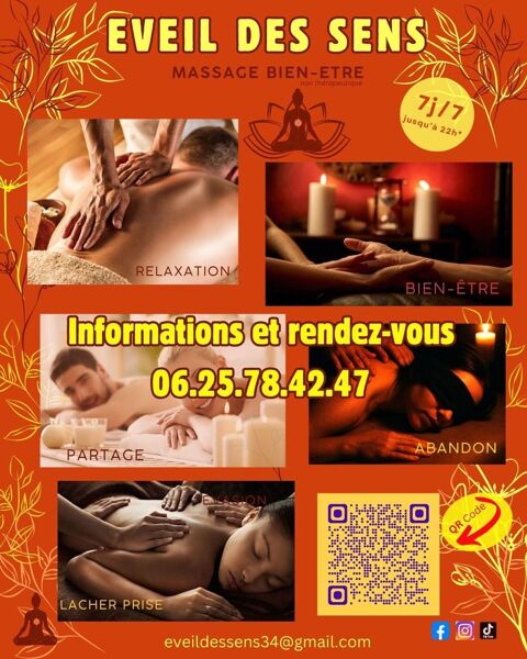 SOINS DE BIEN-ÊTRE ET MASSAGES RELAXANTS 34480 Magalas
