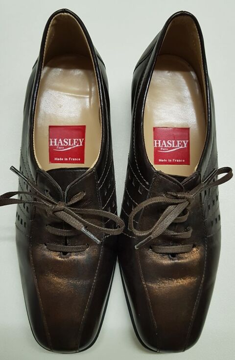 Chaussures marron de marque Hasley 30 Marignane (13)
