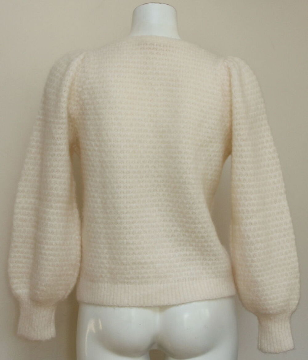 Pull cardigan mohair &eacute;cru SEZANE T.S soit 36/38 Fr Vêtements