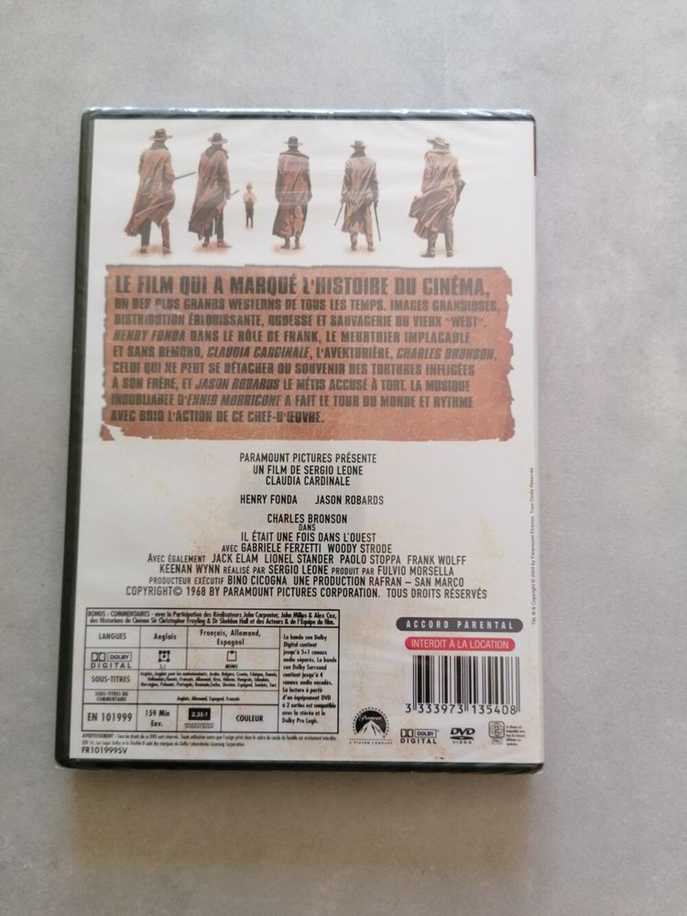 DVD Il &eacute;tait une fois dans l'ouest DVD et blu-ray