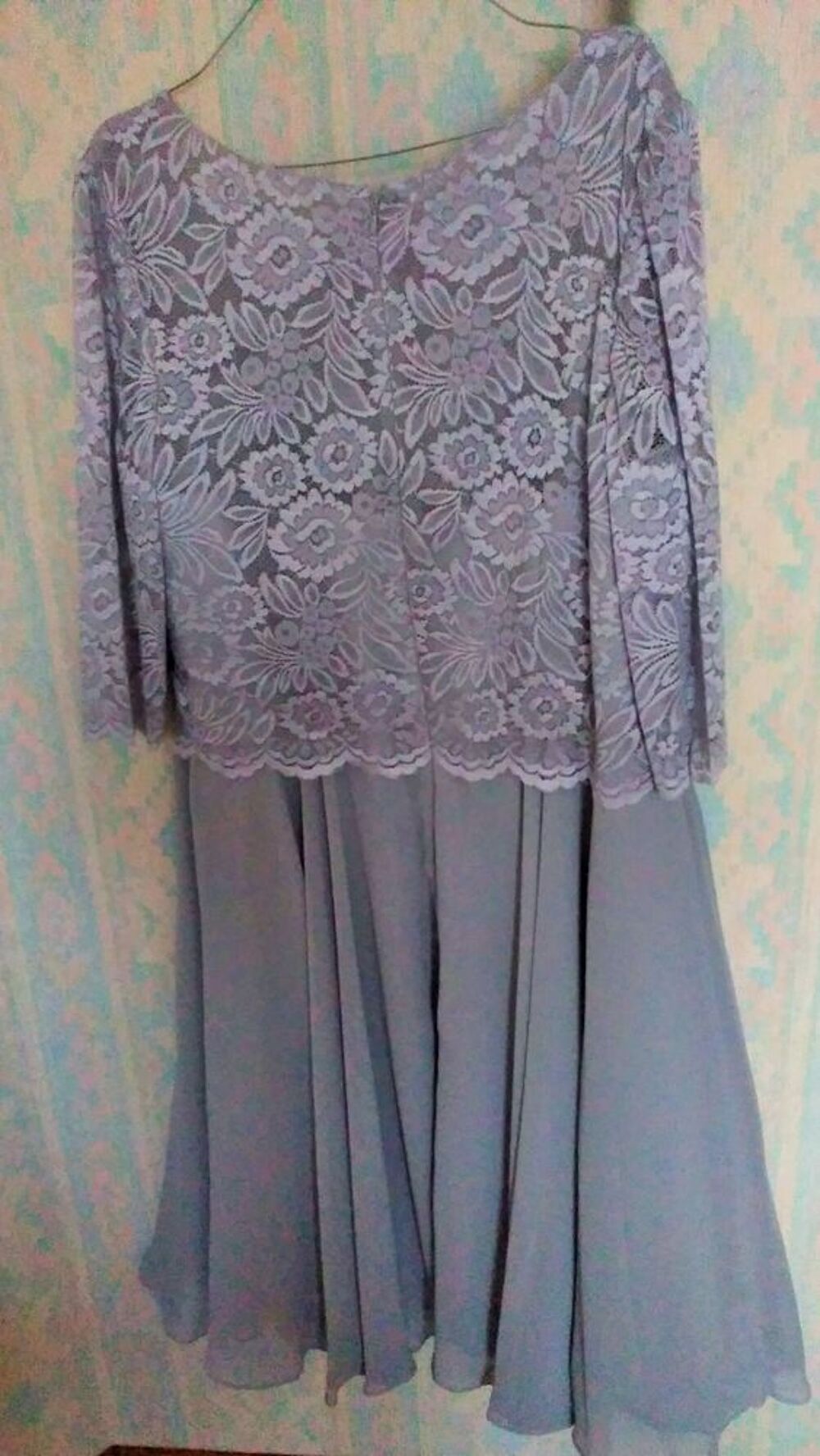 ensemble Robe c&eacute;r&eacute;monie manteau l&eacute;ger JJ'S House gris Vêtements