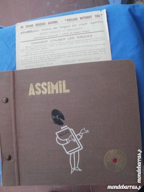 Classeur 11 disques 45 T ASSIMIL ENGLISH WITHOUT 10 Montauban (82)