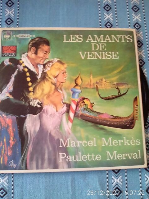 Vinyle 33T AMANTS DE VENISE - MERKES MERVAL 15 Cachan (94)