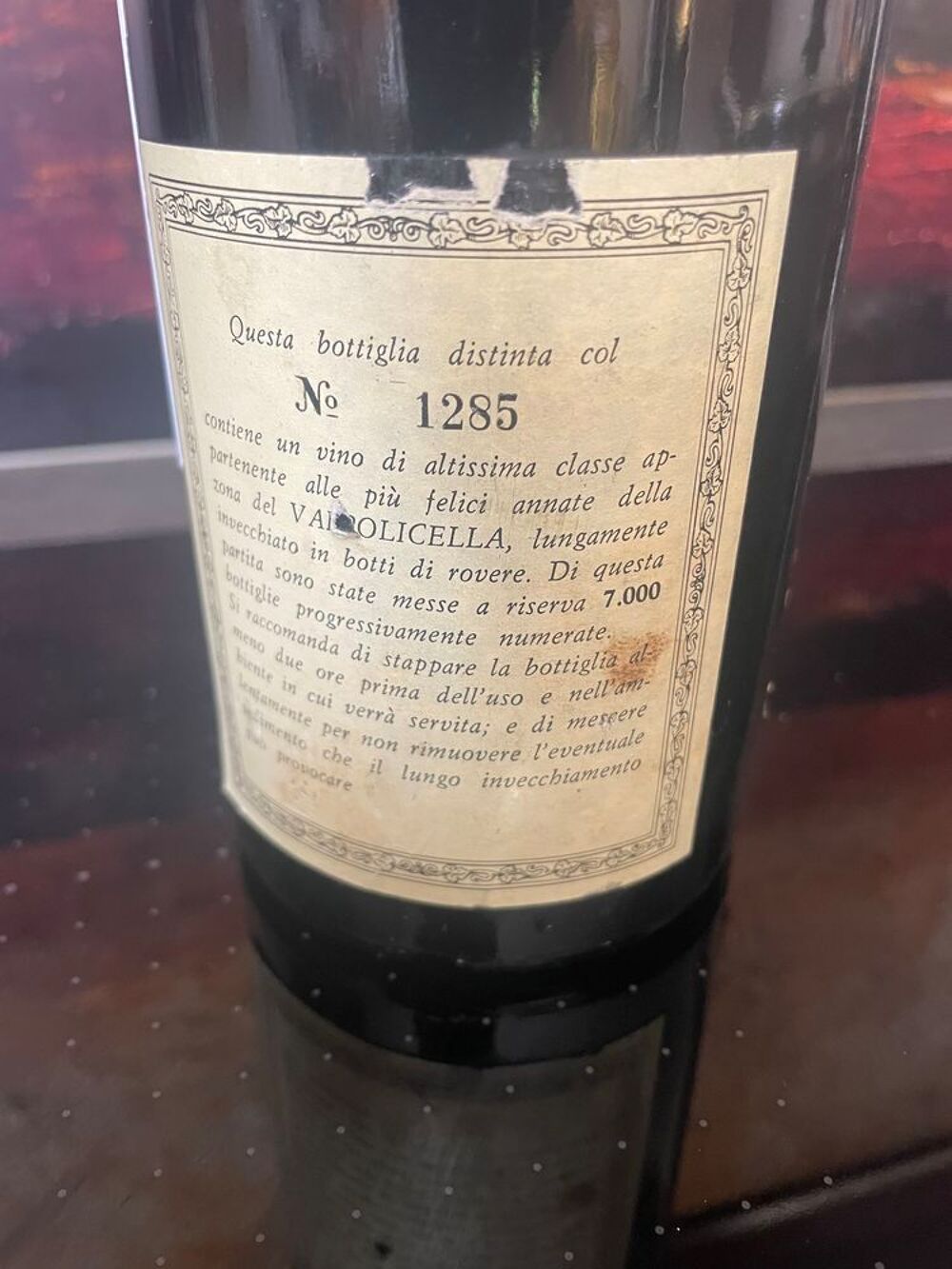 1 BT AG SANTI _ AMARONE SANTI DELLA VALPOLICELLA 1964 Vin It Cuisine