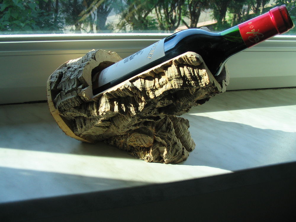 Porte bouteille en li&egrave;ge Cuisine