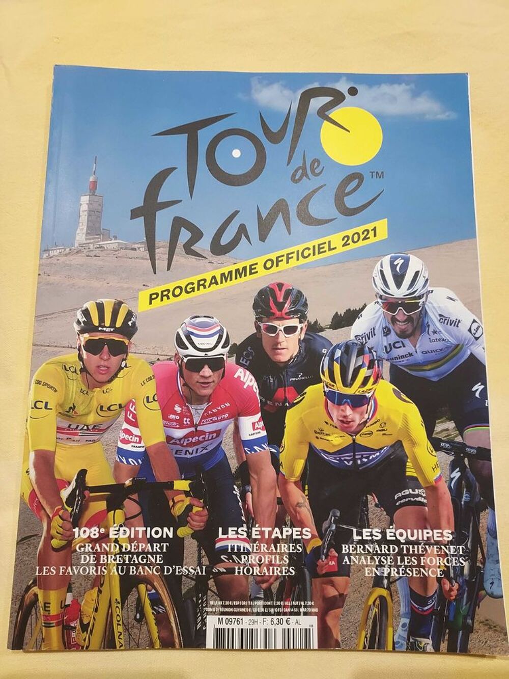 documents officiels tour de france 2021 
