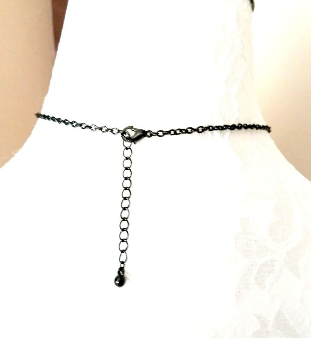 Collier bijoux femme perles noires Bijoux et montres