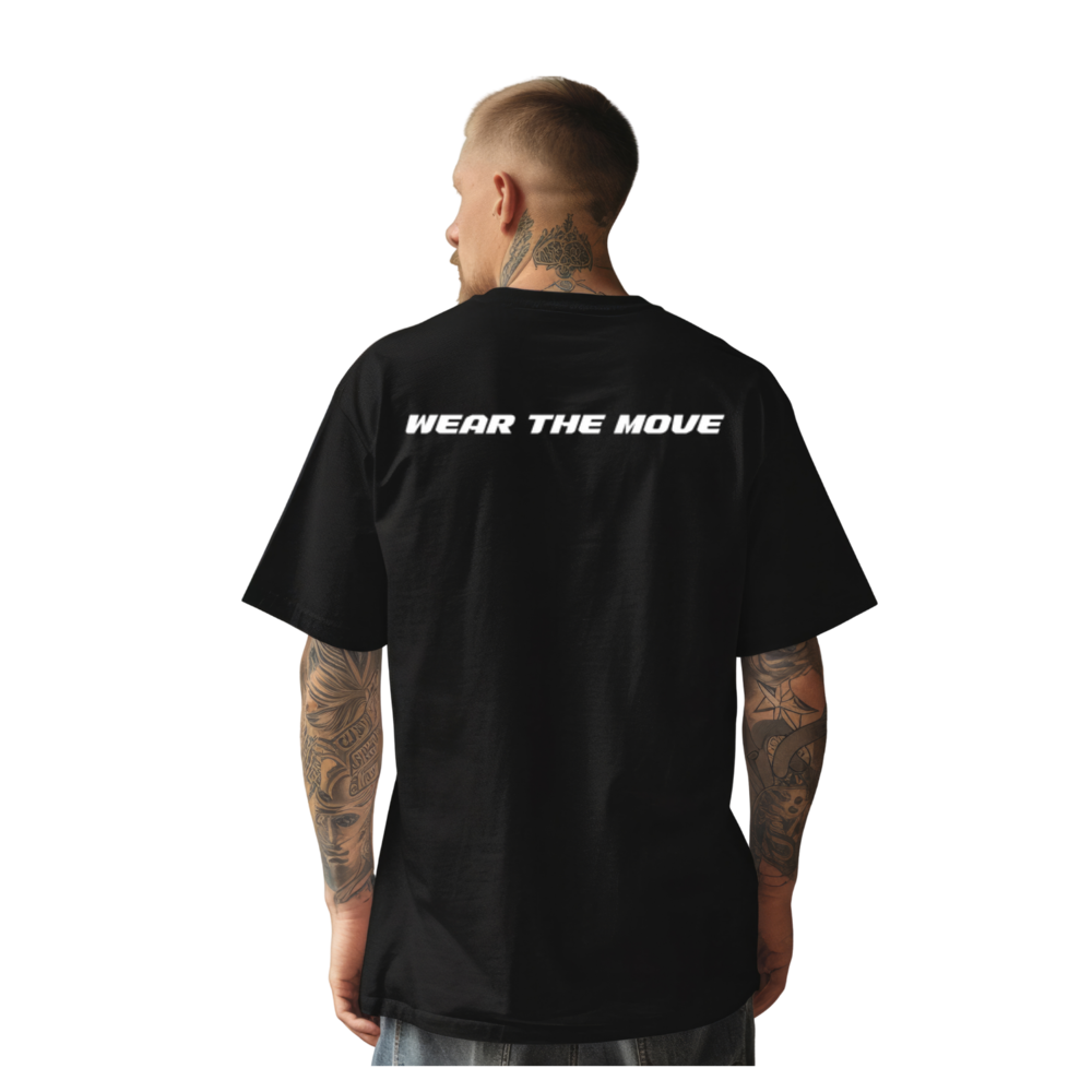 T-shirt streetwear oversize noir SOMBRERO - coton &eacute;pais 270g Vêtements