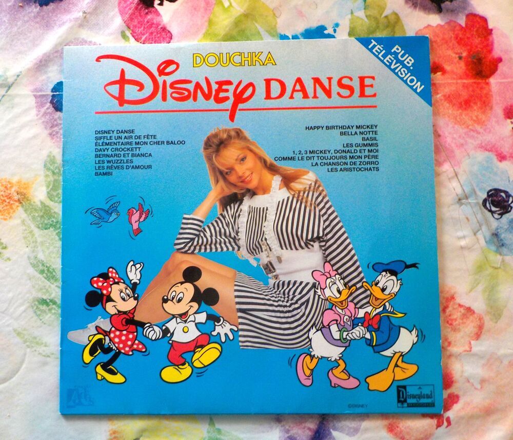 VYNIL 33T DOUCHKA Album "DISNEY DANSE" 1989 CD et vinyles