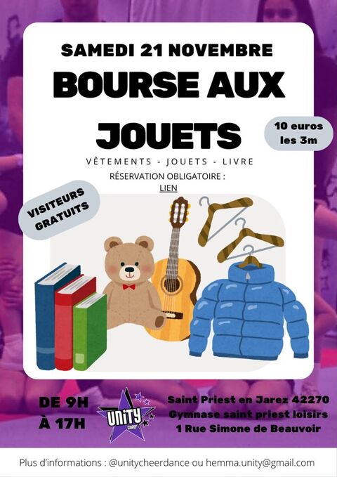 Bourse aux jouets 10 Saint-Priest-en-Jarez (42)
