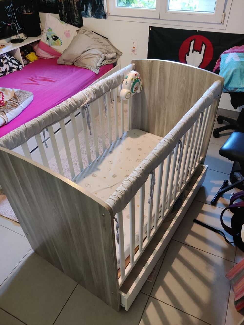 Lit b&eacute;b&eacute; 120x60 Puériculture