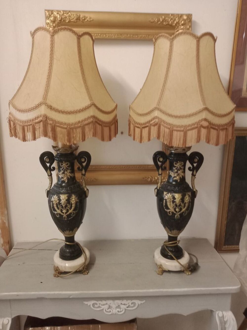 2 grande lampe ancienne Décoration
