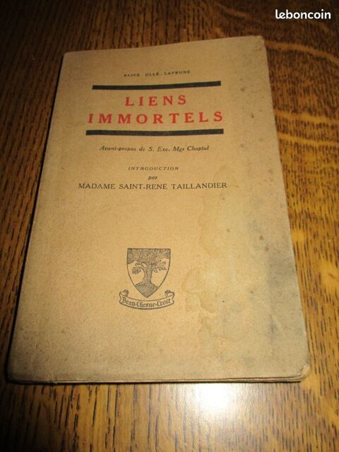 Liens immortels de alice olle-laprune 28 Mérignies (59)