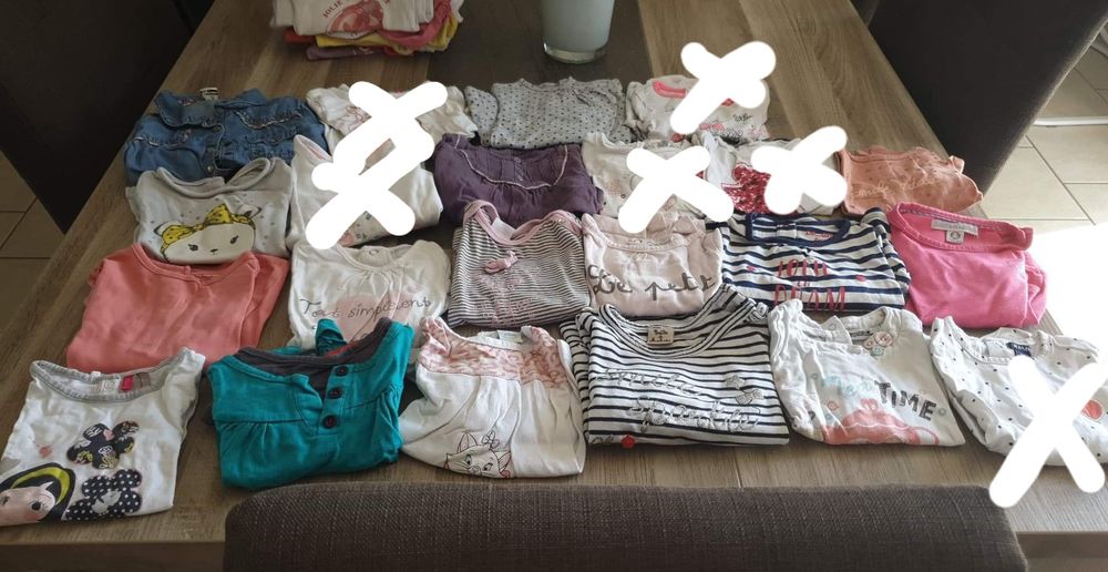  v&ecirc;tements fille hiver 1 an Puériculture