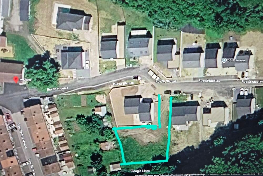 Vente Terrain Terrain 933m2 lieu calme Haucourt-moulaine