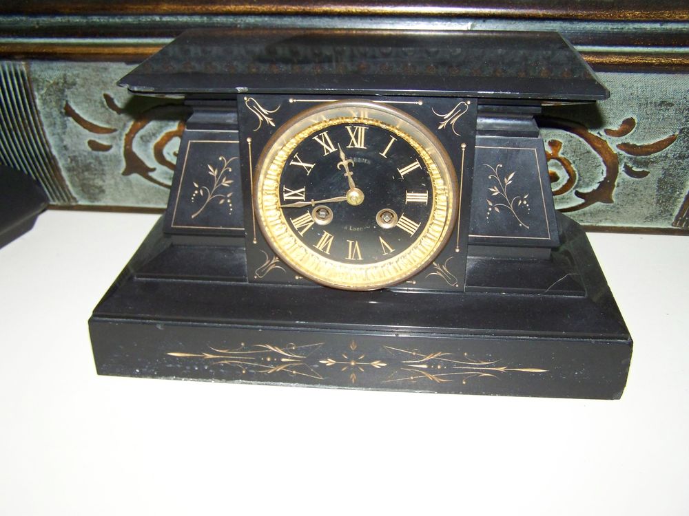 vieille pendule marbre Décoration