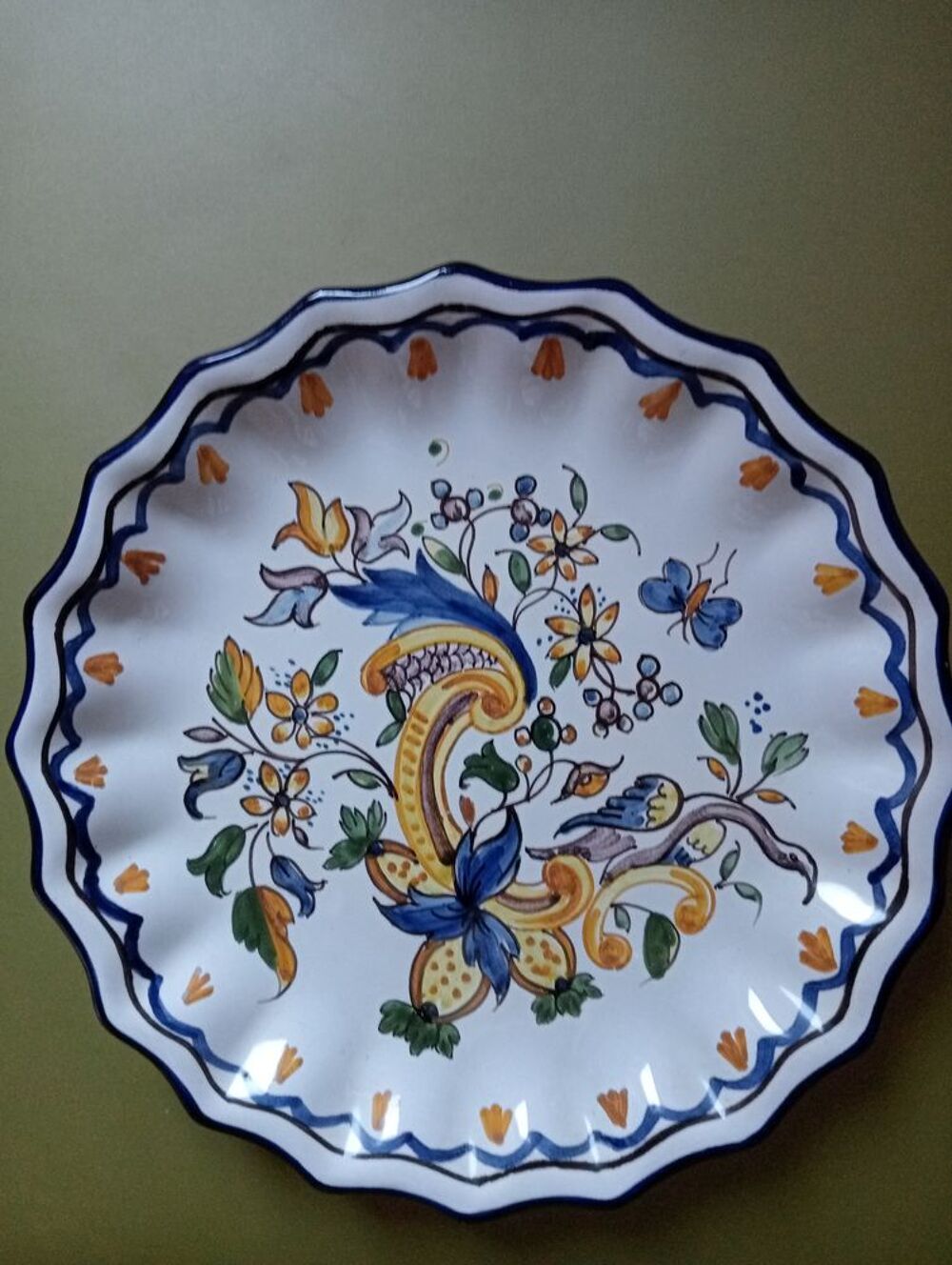 Assiette de collection de Nevers Décoration