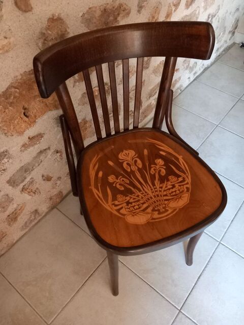 Ensemble 4 chaises Bistrot année 50 Saint-Fargeau-Ponthierry (77)