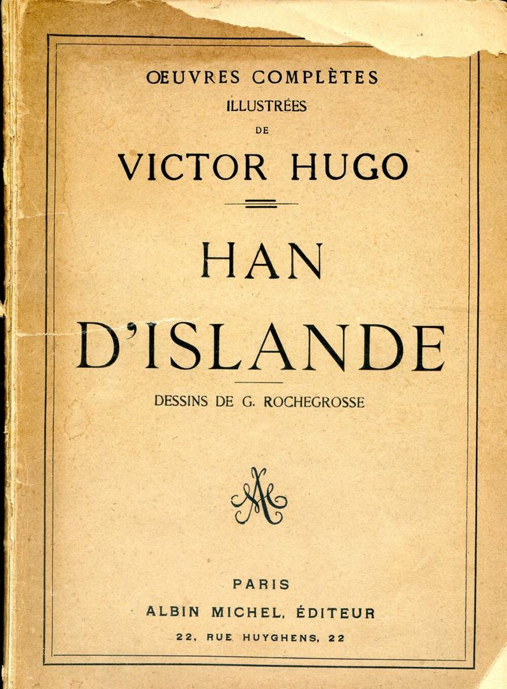 HAN D'ISLANDE - Victor Hugo,
Livres et BD