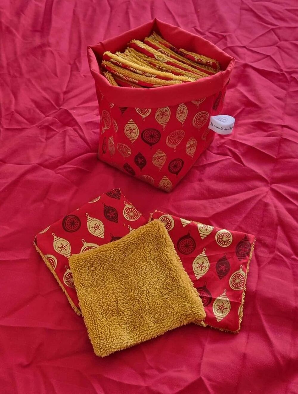 Panier de 14 lingette Maroquinerie
