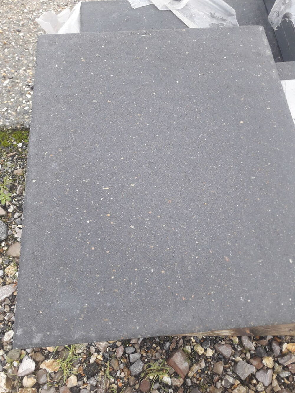 Dalle anthracite Bricolage