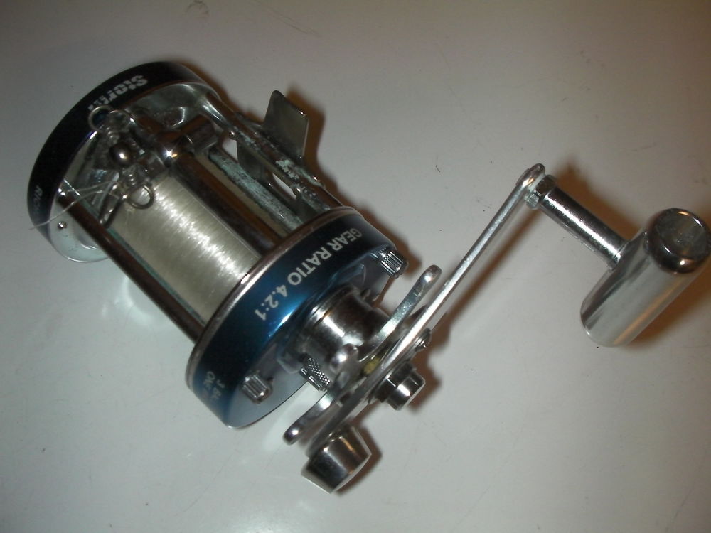Moulinet petite traine multiplicateur "STORM" Sports