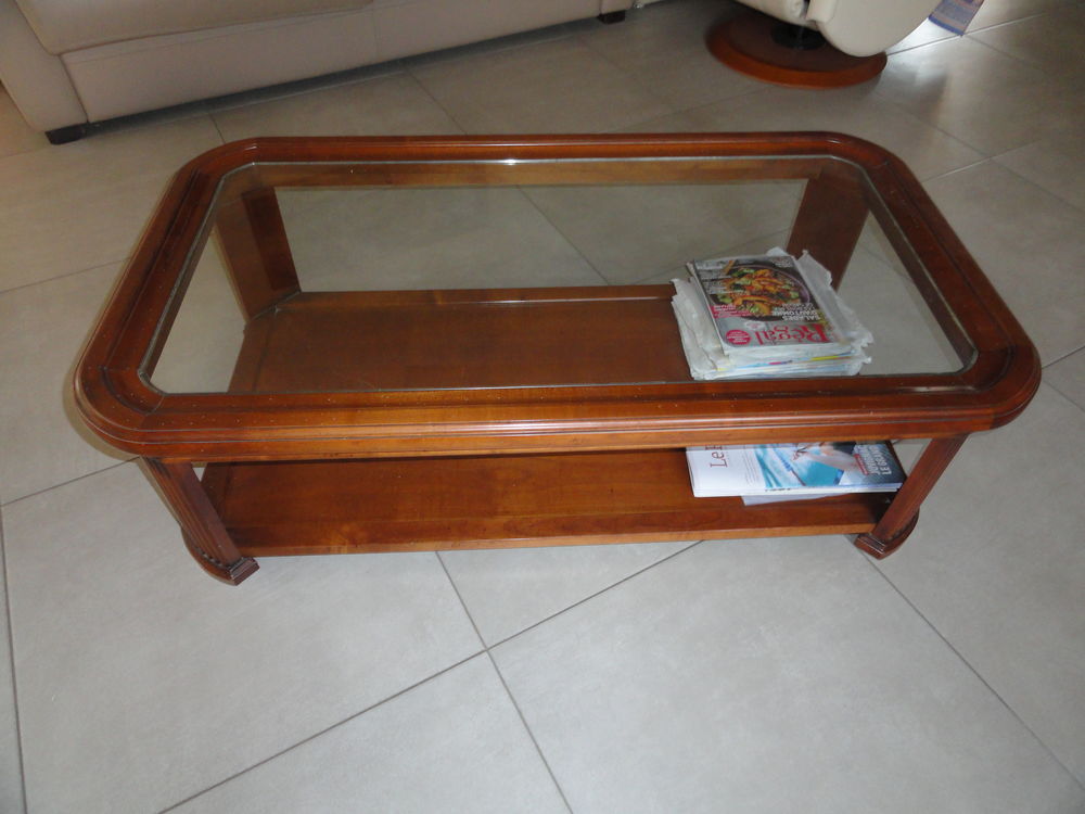 TABLE BASSE DESSUS VERRE Meubles