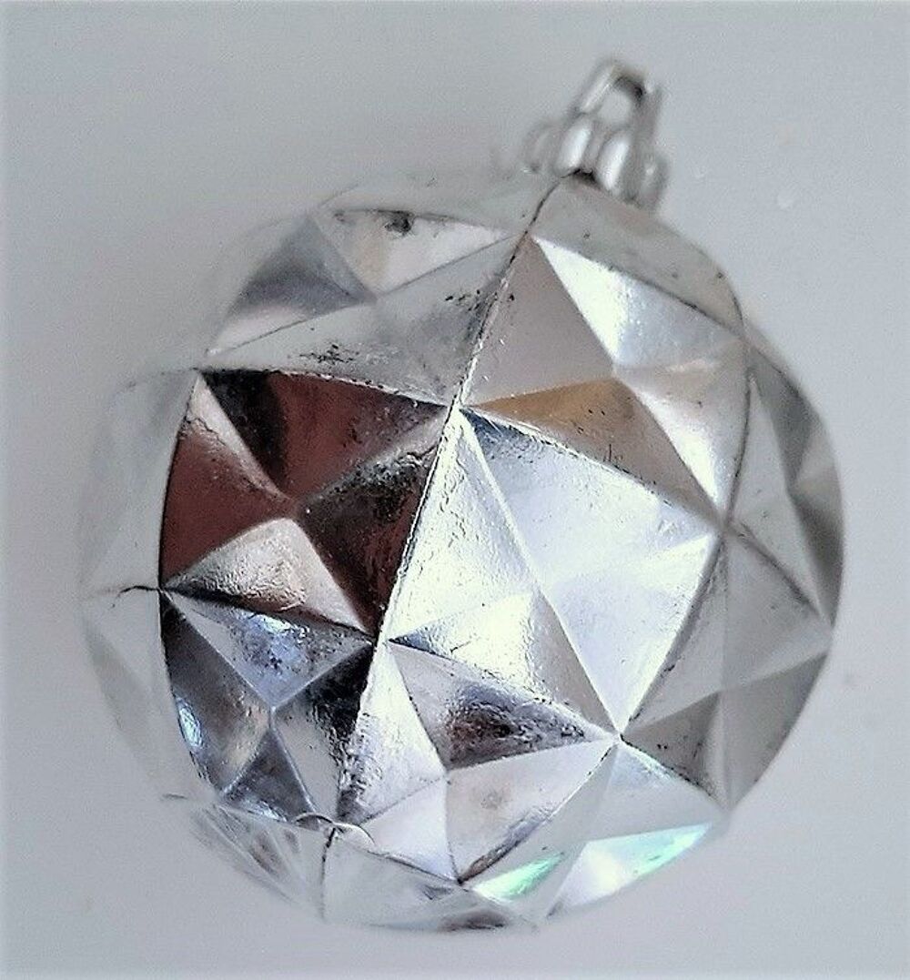 Boules de No&euml;l Argent&eacute;es Décoration