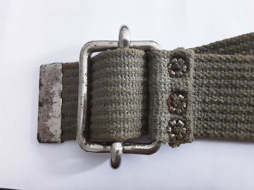 sangle militaire vert kaki L=1,80m 