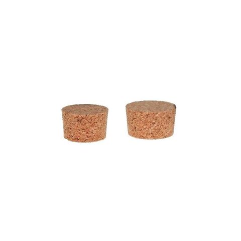 Lot de 2 Bouchons en liège coniques Bonde hauteur 33 mm, dia 3 Saumur (49)
