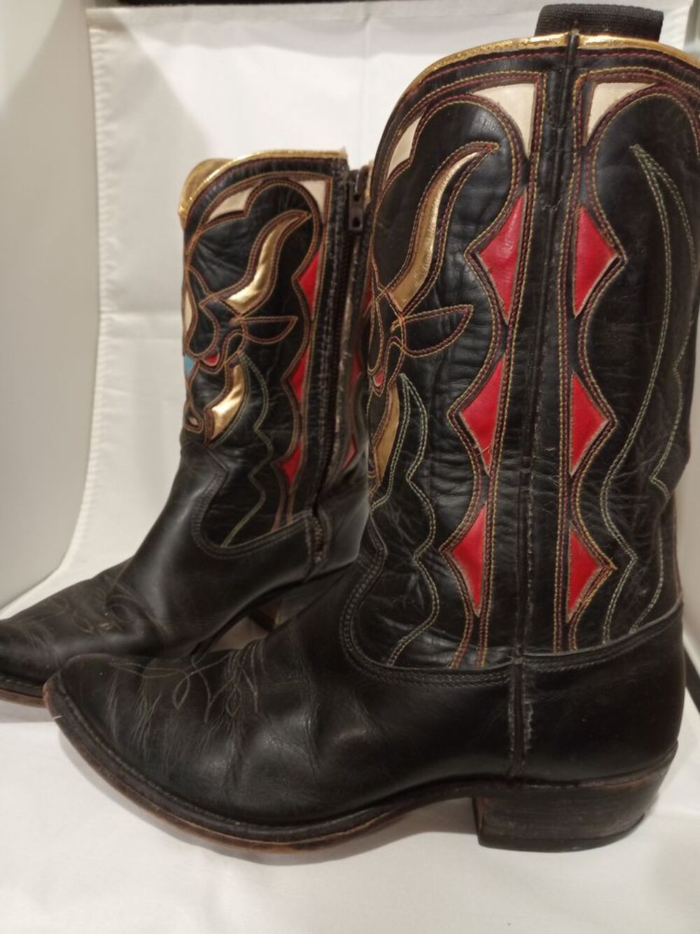 Bottes Texanes Acme Boots tradition buffle or T37-38 Chaussures