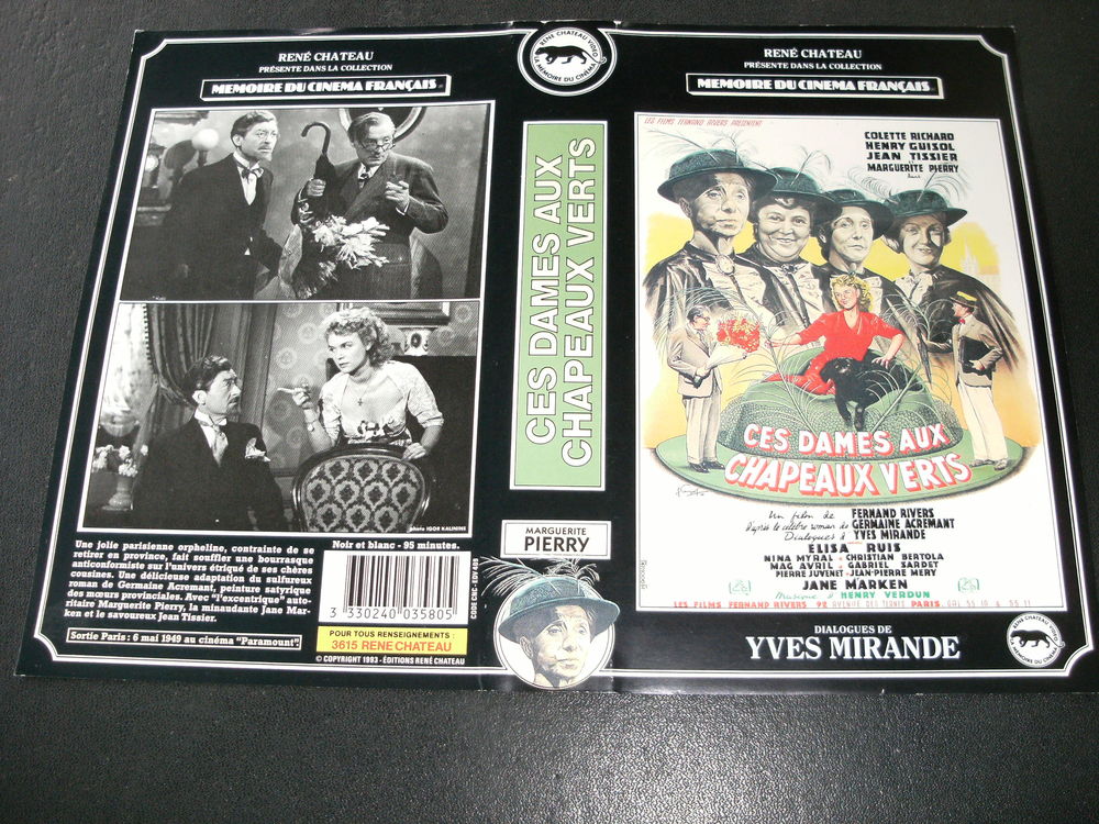 Film : &quot; Ces dames aux chapeaux verts &quot; 1949 DVD et blu-ray