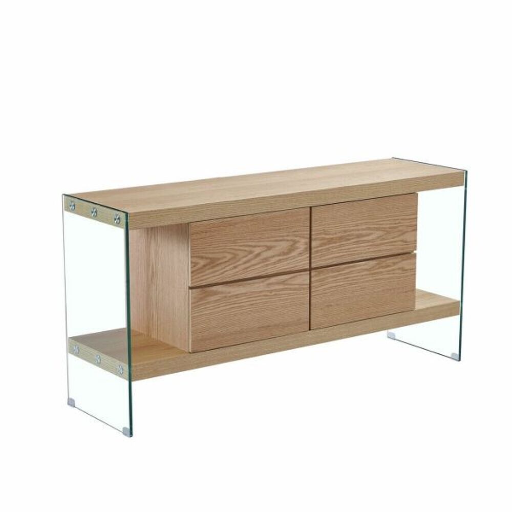 BUFFET DKD HOME DECOR VERRE BOIS DE PAULOWNIA BOIS MDF (120 Meubles
