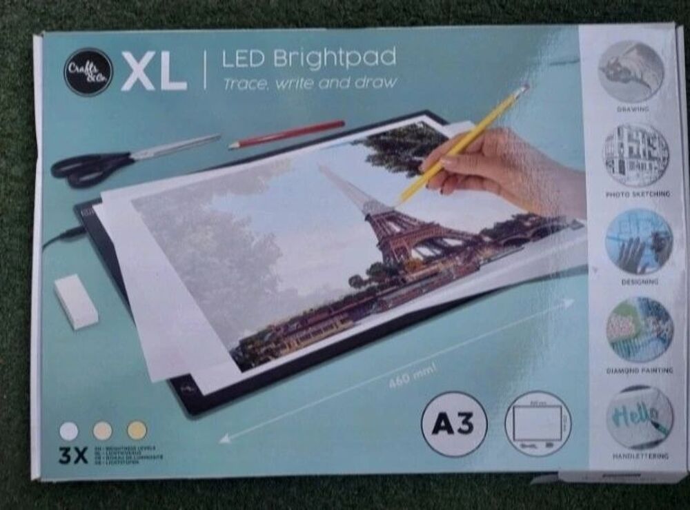 Table lumineuse XL neuve Photos/Video/TV