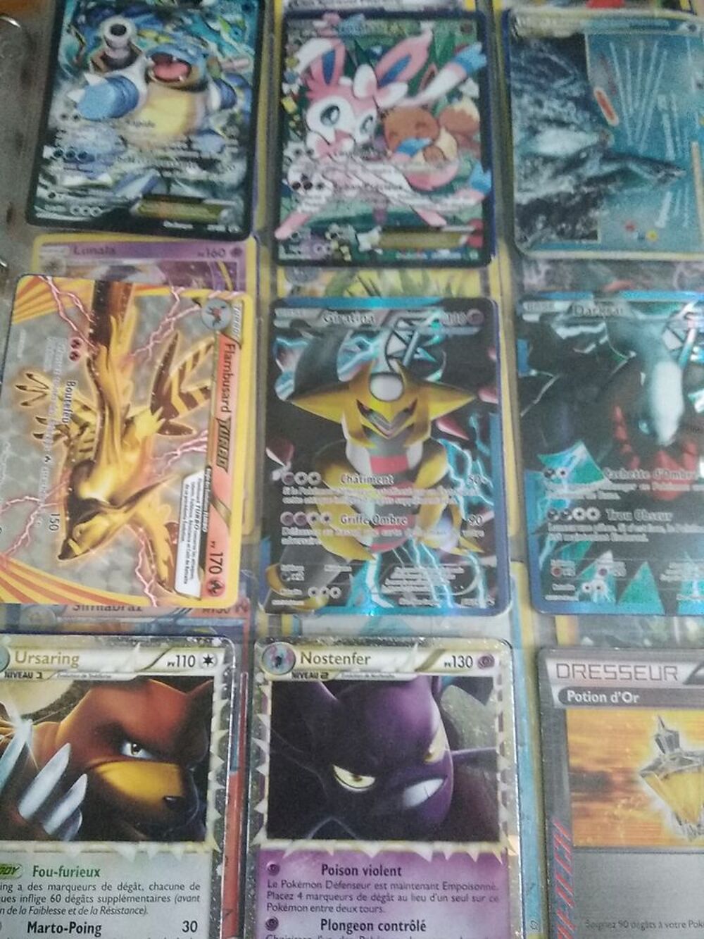 Lot de 200 cartes Pok&eacute;mon pour 60€ Jeux / jouets